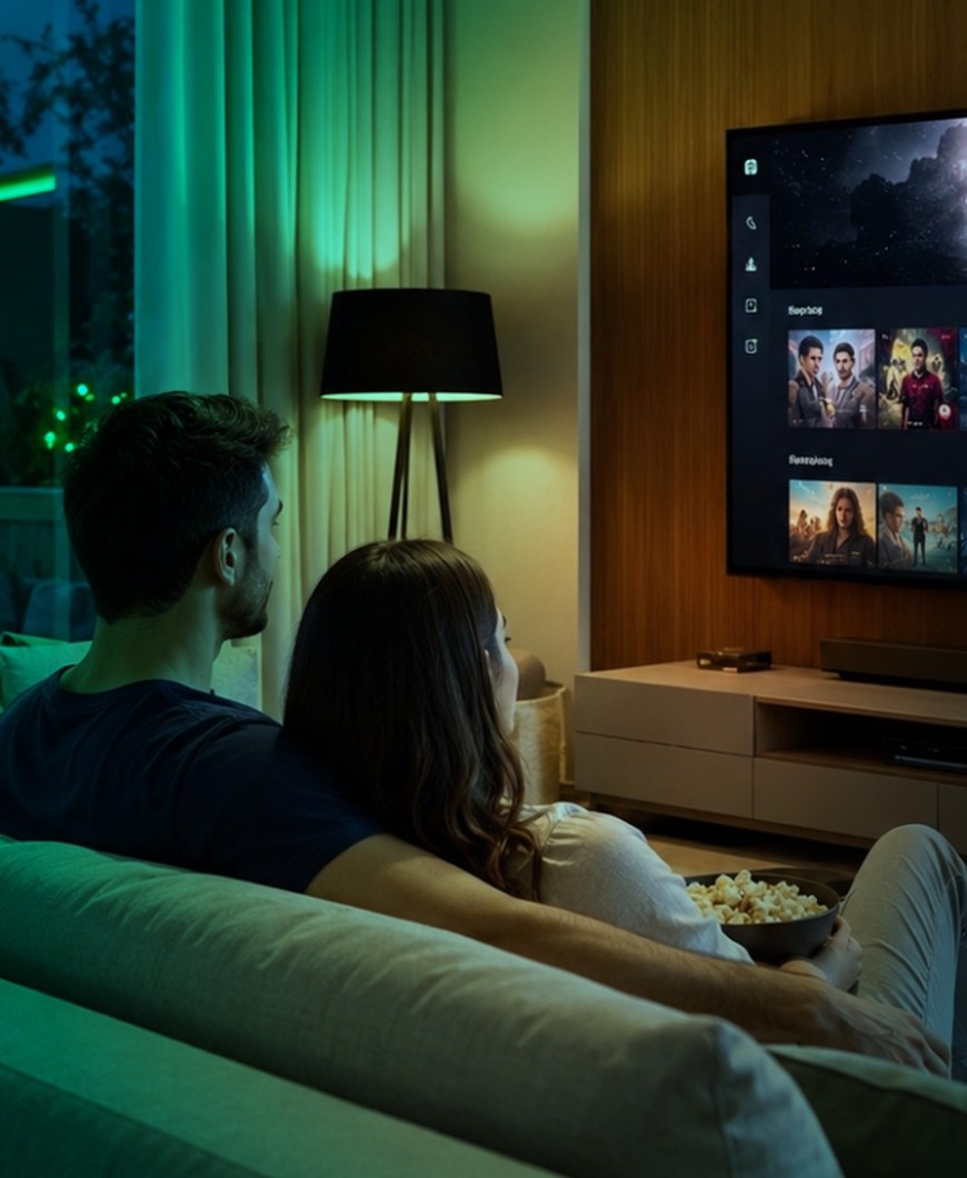 Streaming e entretenimento em casa
